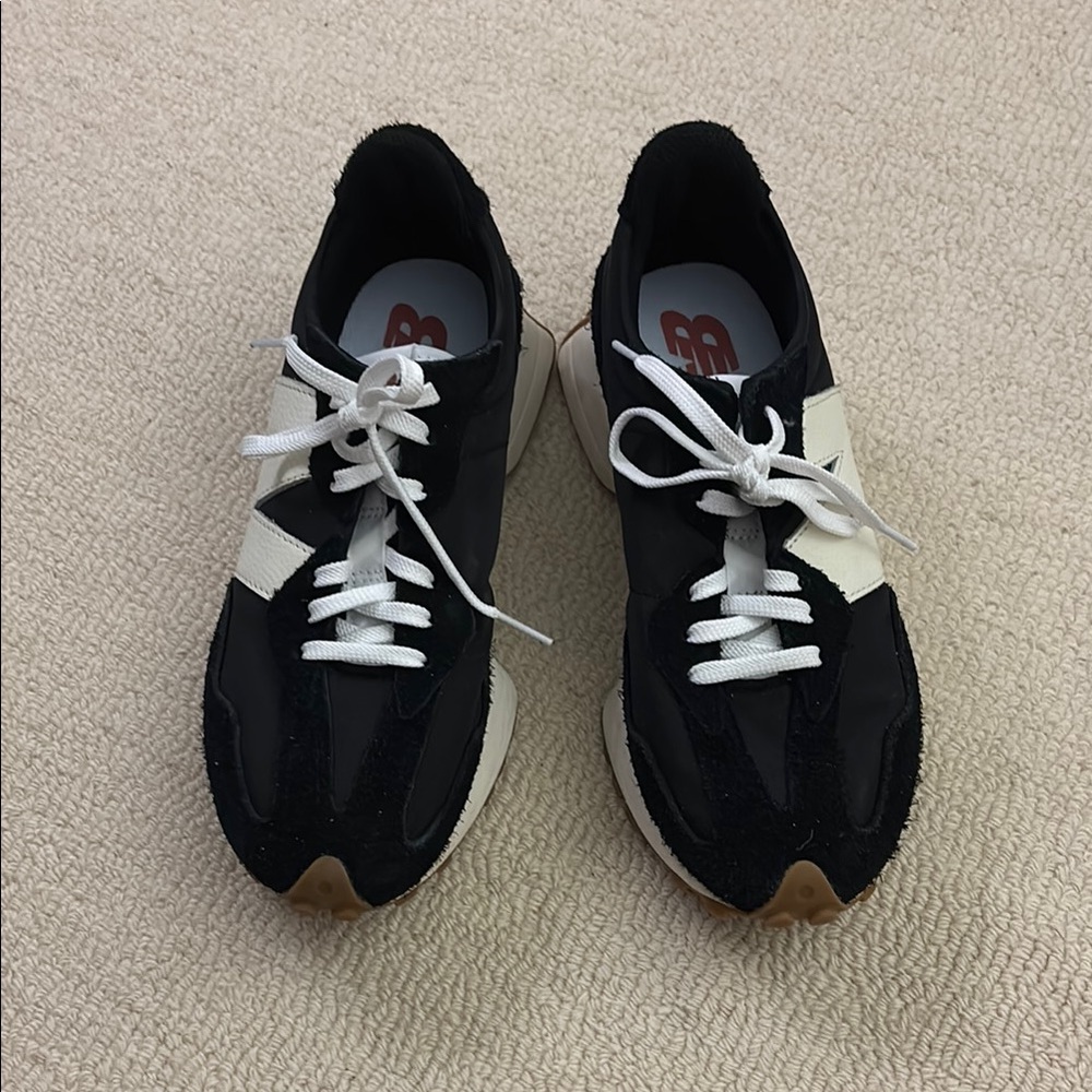 Black 327 new balance
